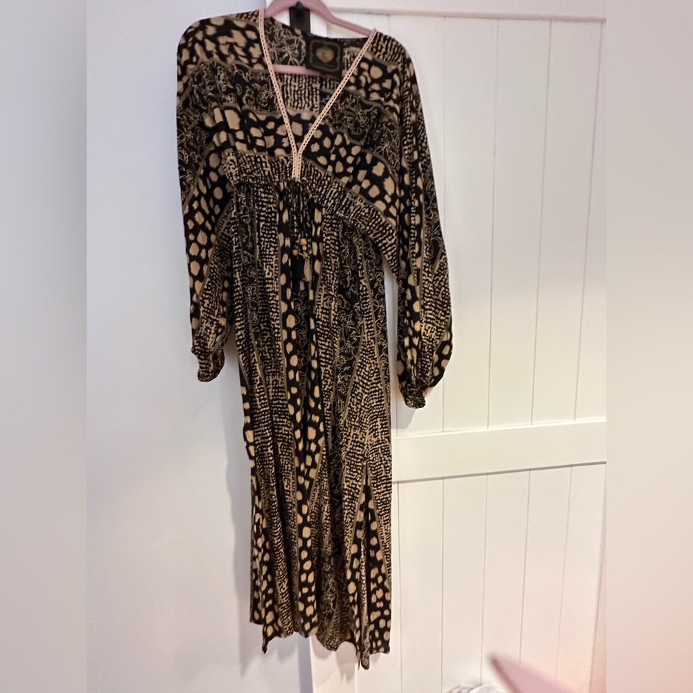 Z&L Dress in Black/Tan Size Large - never worn